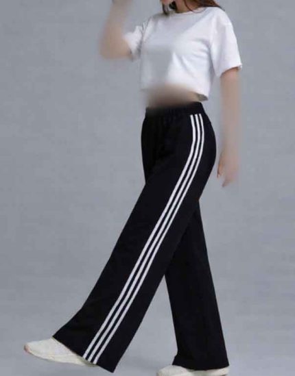 شلوار اسلش بگ نواری زنانه